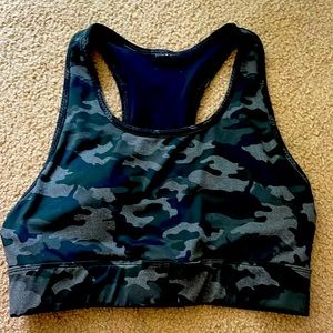 Fabletics Camo sports bra